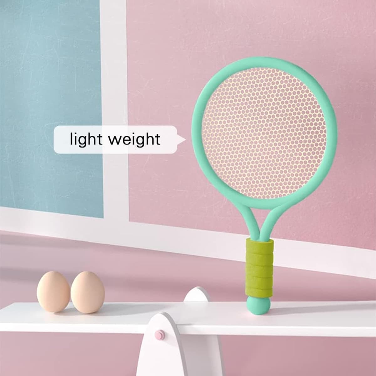 Juego de Raquetas de Tenis para NiñOs,Set de BáDminton para NiñOs,Ligero de BáDminton,de BáDminton para NiñOs,Juego de Raquetas，Raqueta de Juguete,Juegos Deportivos Educativos — view 4