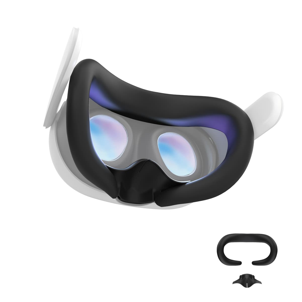 APEXINNO Silicone Face Cover for Meta Quest 3 Facial Interface, Face Pad Cushion for Oculus Quest 3 Accessories, VR Face Mask, Sweatproof — view 7