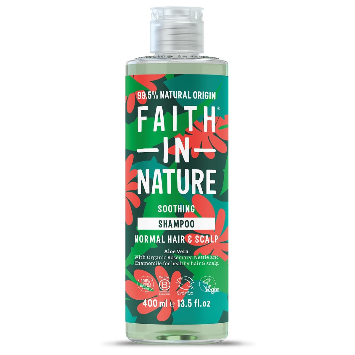 Faith In Nature Natural Lavender & Geranium Shampoo, Balancing for Normal Hair & Scalp, Vegan & Cruelty Free, No SLS, Silcones or Parabens, 400ml — view 21