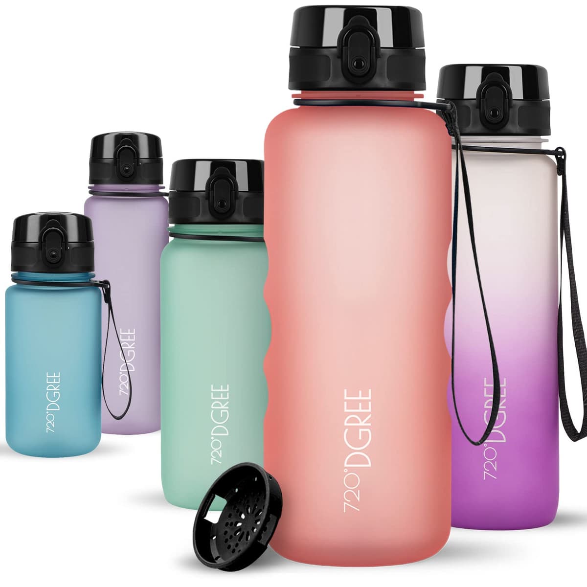 720°DGREE Botella de agua uberBottle – 1,5 litros, 1500ml | Novedosa botella deportiva | Sin BPA | Ideal para niños, fitness, deportes, fútbol, guardería, escuela, pequeños, antigoteo — view 161