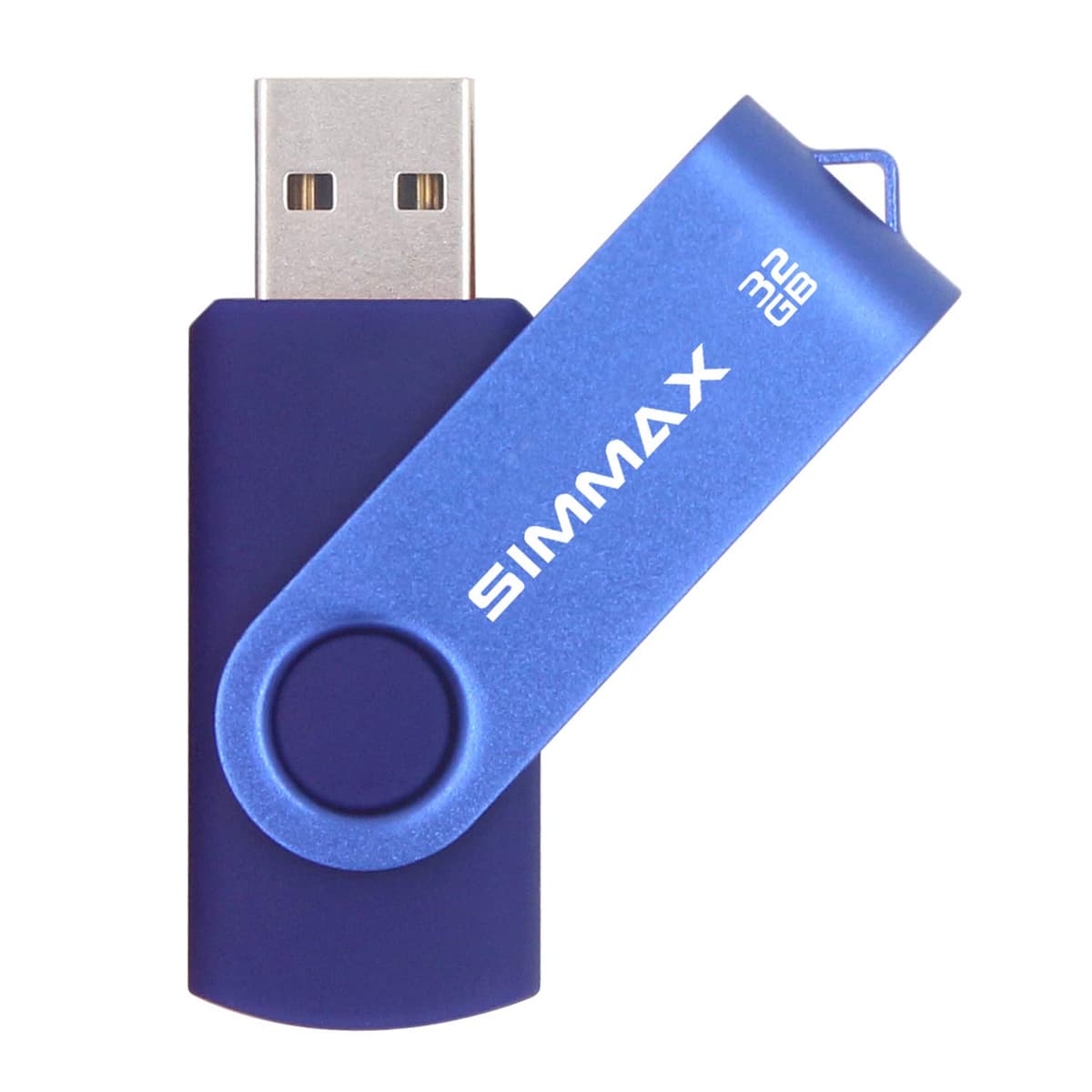 SIMMAX 32GB Memory Stick USB 2.0 Flash Drives Swivel Thumb Drive Pen Drive (32GB Purple) — view 5