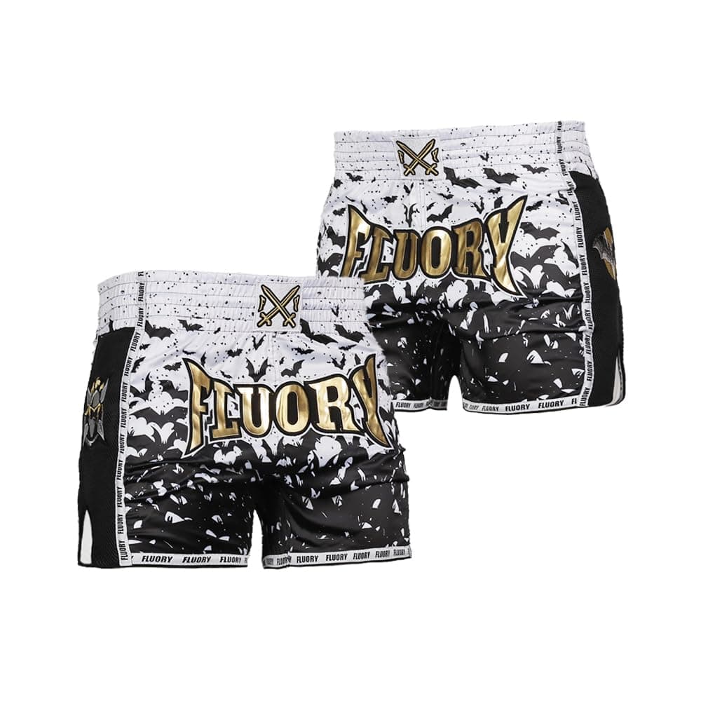 FLUORY Muay Thai Shorts, MMA Fight Shorts Ropa de Entrenamiento Jaula Lucha Grappling Artes Marciales Kickboxing Shorts Ropa — view 19