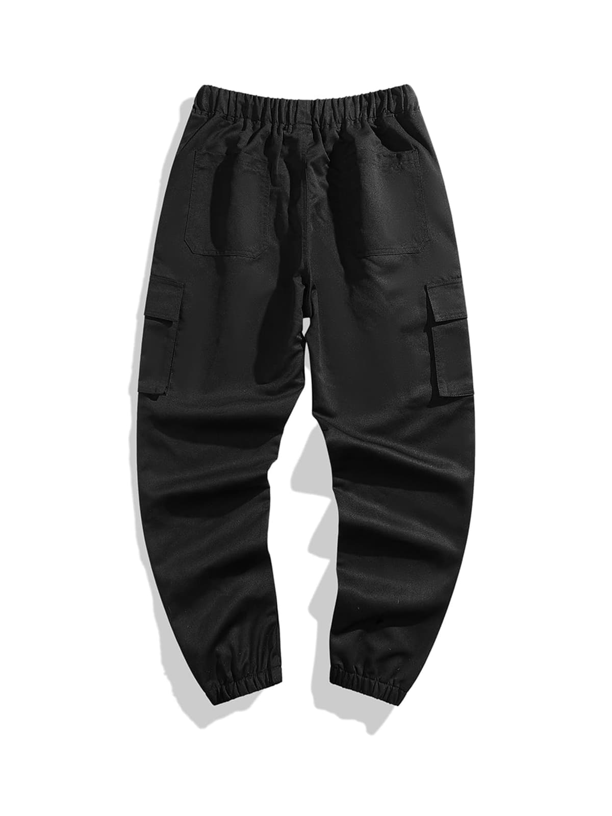 Pantalones cargo para hombre, cintura elástica, con múltiples bolsillos, para trabajo al aire libre — view 3