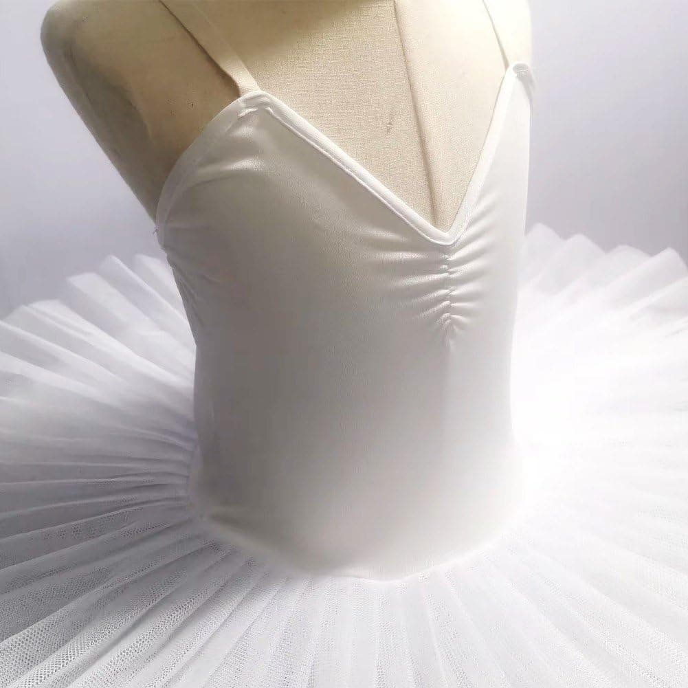 Vestido Tutú De Ballet para Mujer, Leotardo con Escote En V, Tirantes Finos Y Sin Mangas. — view 3