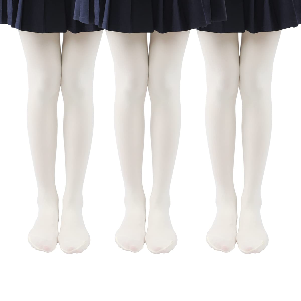 EVERSWE 3-Pack Girls Microfiber Tights Multiple Colors — view 13