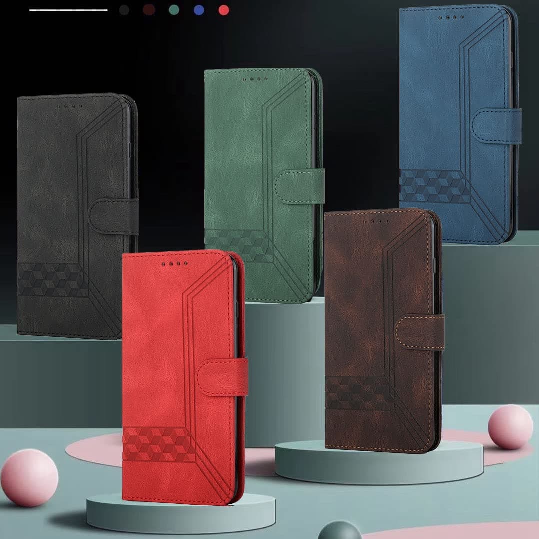 Genlision Funda Compatible con iPhone 12/12Pro(6.1),Flip Leather Edition,Funda de Cuero PU con Cáscara de TPU, magnético, función de Soporte y Ranuras para Tarjetas-Negro — view 6
