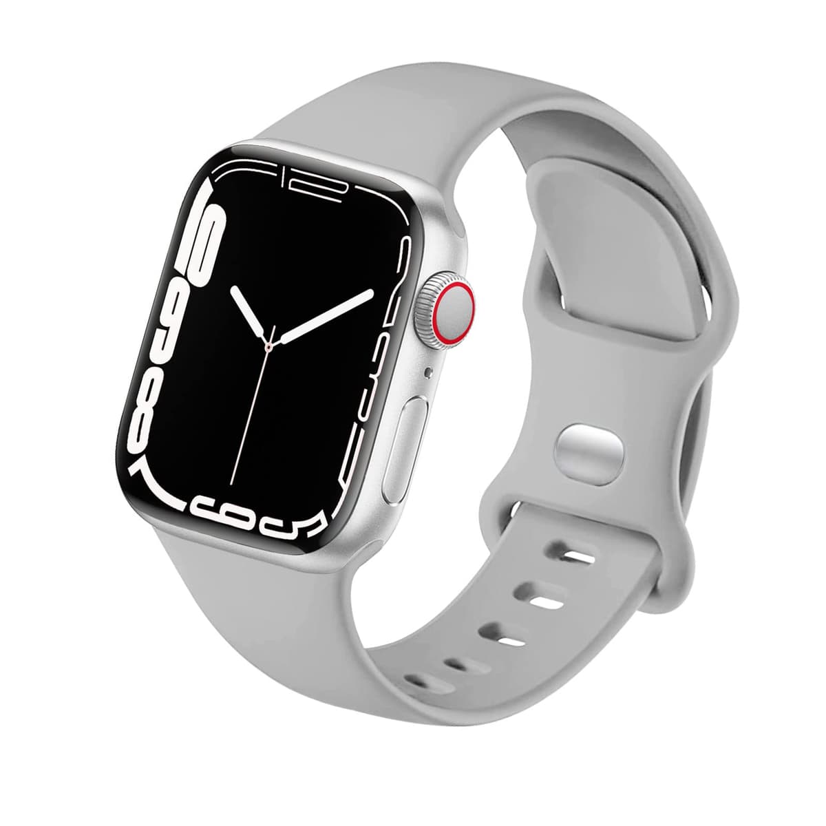 Sport Strap Compatible with Apple Watch Straps 46mm 40mm 38mm 41mm 42mm 44mm 45mm, Silicone Strap Replacement for iWatch Bands Series 11 10 9 8 7 6 5 4 SE 3 2 1 Women Men — view 17