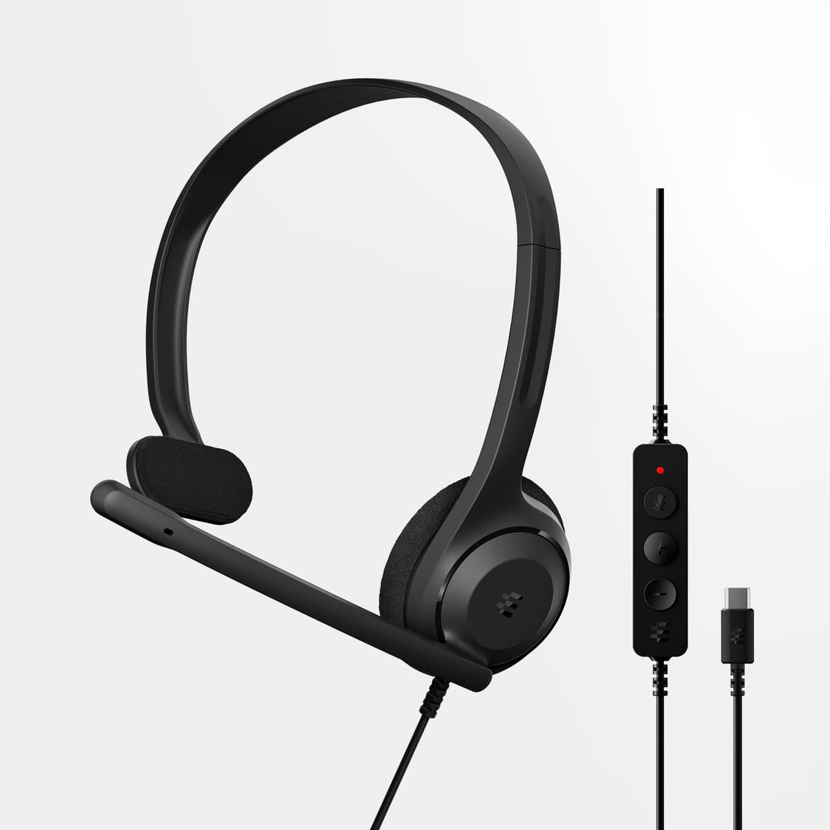EPOS C1 USB-C Wired Headphones - Hi-Fi Audio, Noise Reduction Microphone, Ergonomic Design for Long Use, On-Ear Headphones, Ideal for Office and Remote Work, Chromebook Certified — view 8