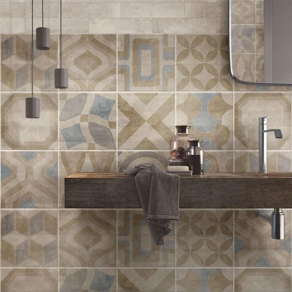 RE-COVERTILES - Pegatinas Azulejos Cocina y Baño Stickers de PVC Impermeables Antiarañazos Decoración de Pared Baldosas Peel and Stick - Modelo 24 Pzas 10x10 cm PS00179 Made in Italy — view 50