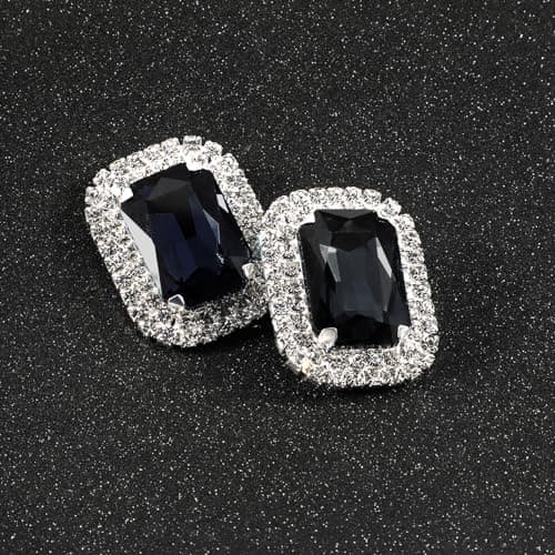 2PACK Shoe Clips, Luxury Decorative Shoe Clips for Pumps Wedding Party, Delicate Bridal Shoe Buckles Clips, Detachable Jewelry Clips for Clothing Scarf Handbag Hat (Style-08)