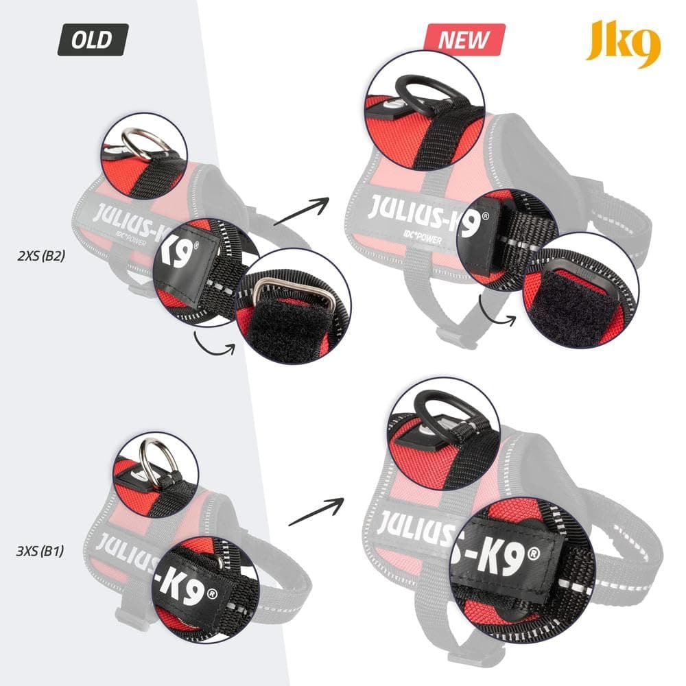 JULIUS-K9Powerharness, Size: S/Mini, Black — view 35