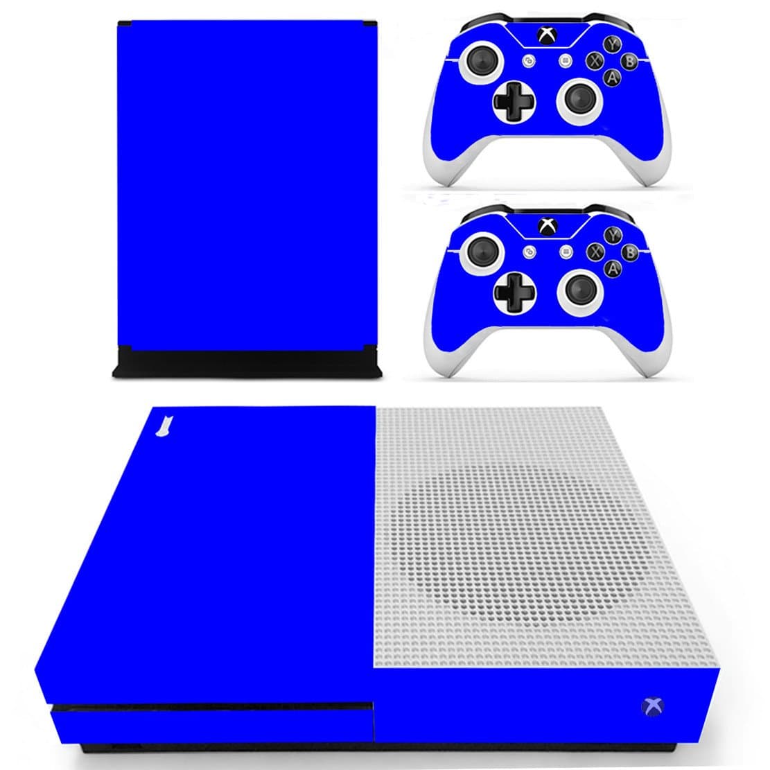 DOTBUY Vinyl Decal Full Body Skin Sticker For Microsoft Xbox One S Console And 2 Controllers And Kinect 2.0 (All White) — view 4