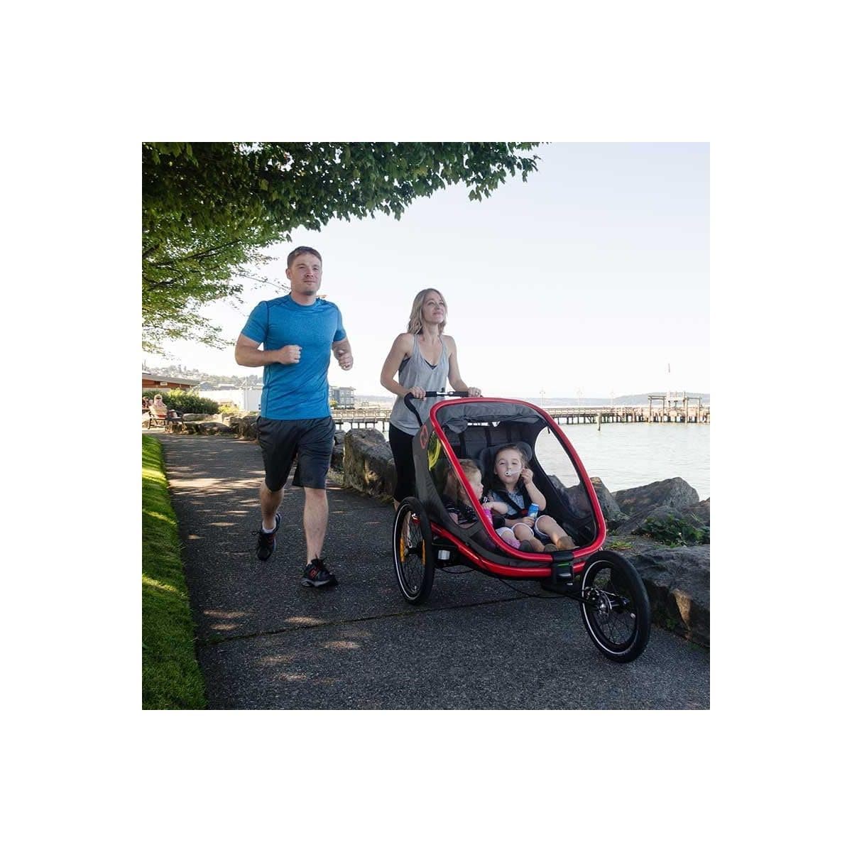 Hamax Outback Adjustable Jogger Kit, Black — view 4