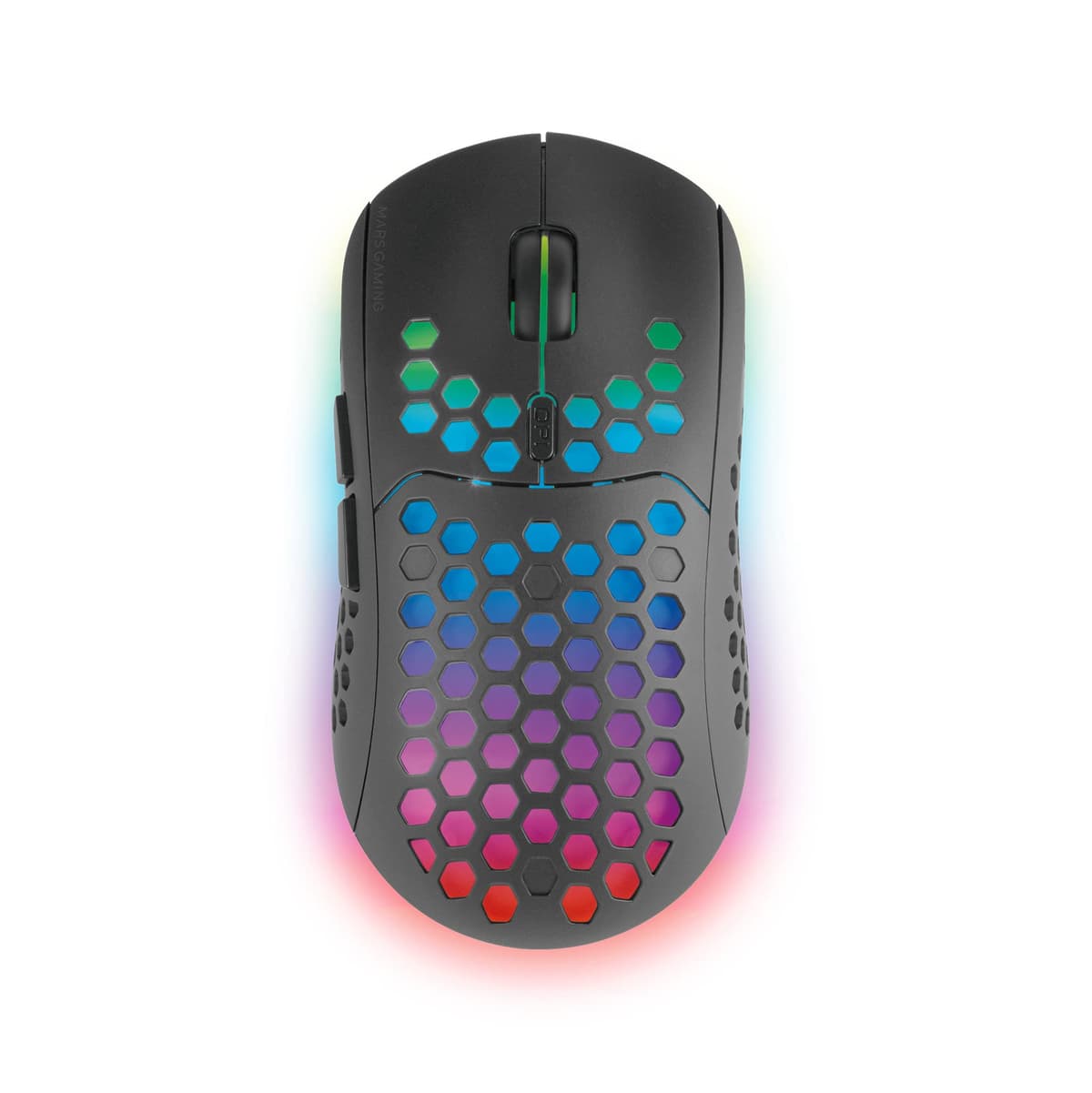 Mars Gaming MM024, Ratón Gaming RGB, Sensor Óptico 4000 dpi, Switches Mecánicos Huano, Iluminación RGB Flow, Ajuste On-The-Fly 1200/2400 / 3200/4000 dpi, Compatibilidad Multiplataforma, Negro — view 36