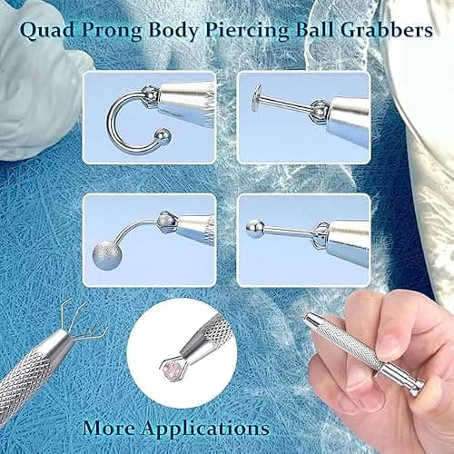 Longita Horseshoe Nose Ring for Women Double Gem Horse Shoe Nose Ring Hoop 18g Surgical Steel Silver Cartilage Helix Tragus Earring Hoops Labret Lip Piercing Jewelry Small Septum Rings 18 gauge 4pcs — view 5