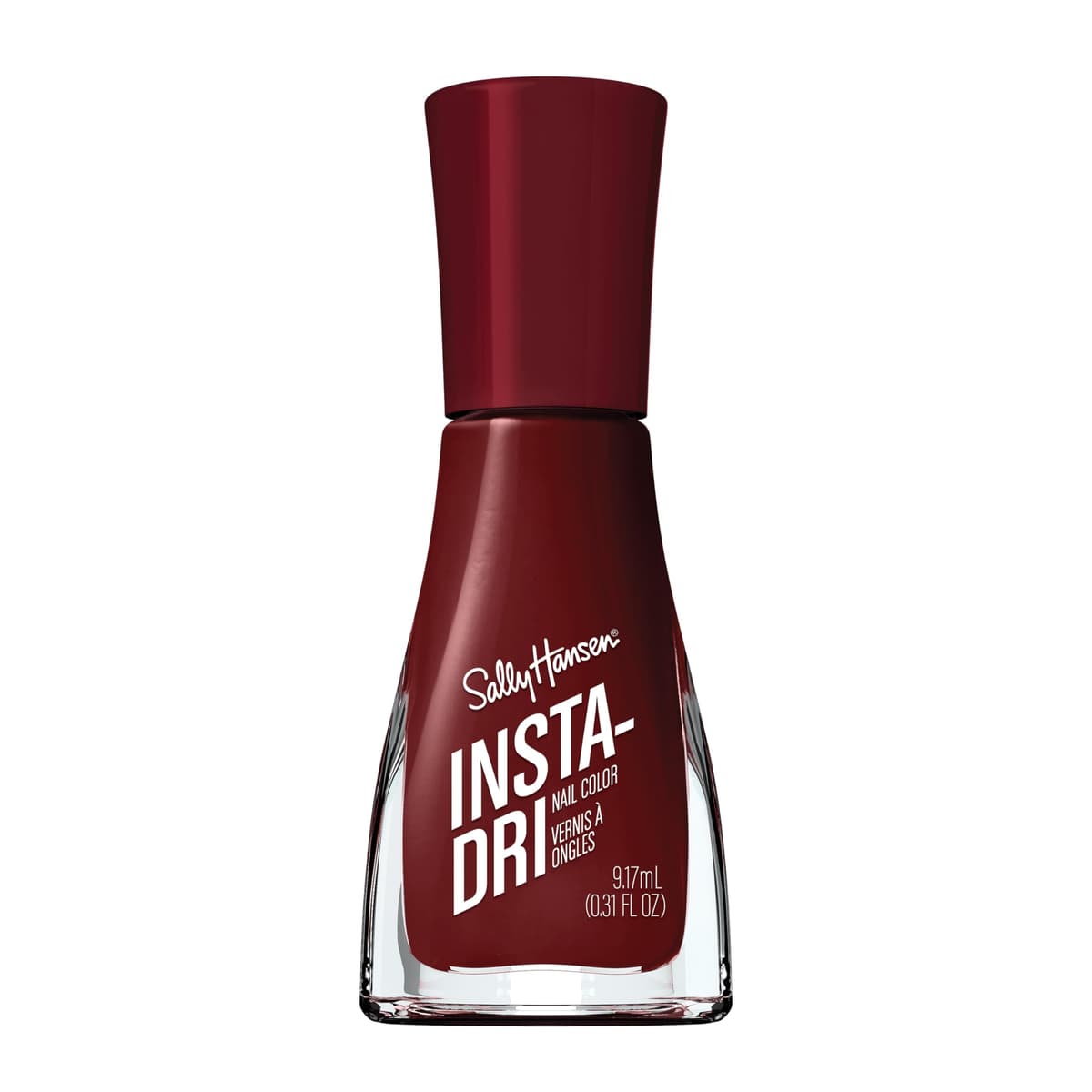 Sally Hansen Insta-Dri Nail Polish, White On Time, 60 Seconds Quick Drying, Long Lasting, Streak Free, Shiny Finish, 3-in-1 Formula, Built in Base and Top Coat, 9.17ml — view 9