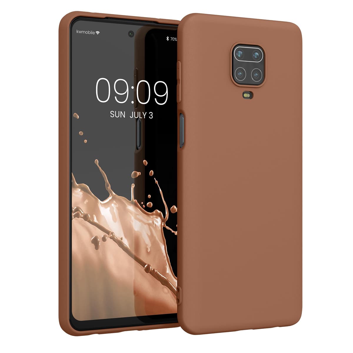 kwmobile Carcasa Compatible con Xiaomi Redmi Note 14 Pro 5G / Poco X7 Funda - Funda Ultrafina de TPU con Bordes elevados - Lavanda Metalizado — view 133