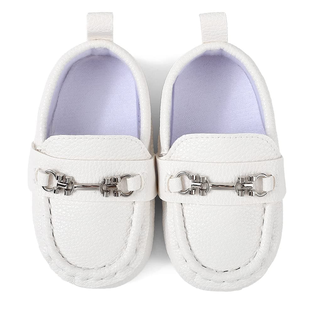 MASOCIO Baby Boys Moccasin Shoes Infant First Walking Casual Flats Shoes — view 4