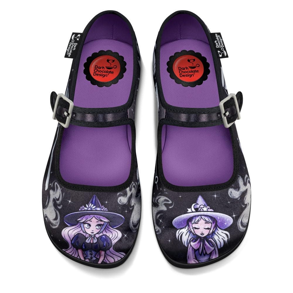 Hot Chocolate Design Chocolaticas Funky Canvas Women's Mary Jane Flat Shoes — view 105