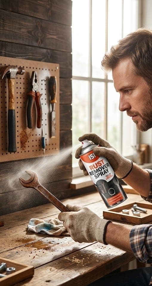 400ml Rust Remover Spray, Fast-Acting Rust Treatment for Metal Surfaces, Loosens Corrosion and Protects Parts (1 Pack) — view 2