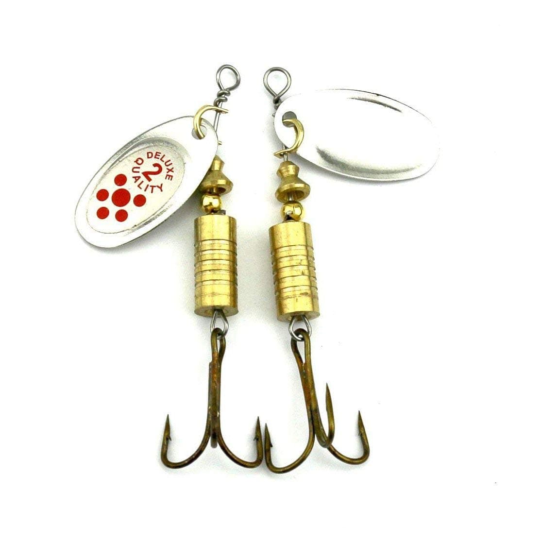 Cebo de pesca de 10 cucharas con cuchillas de 10 x 7 g, arrastre giratorio potente y cebo Barracuda trucha lubina — view 5