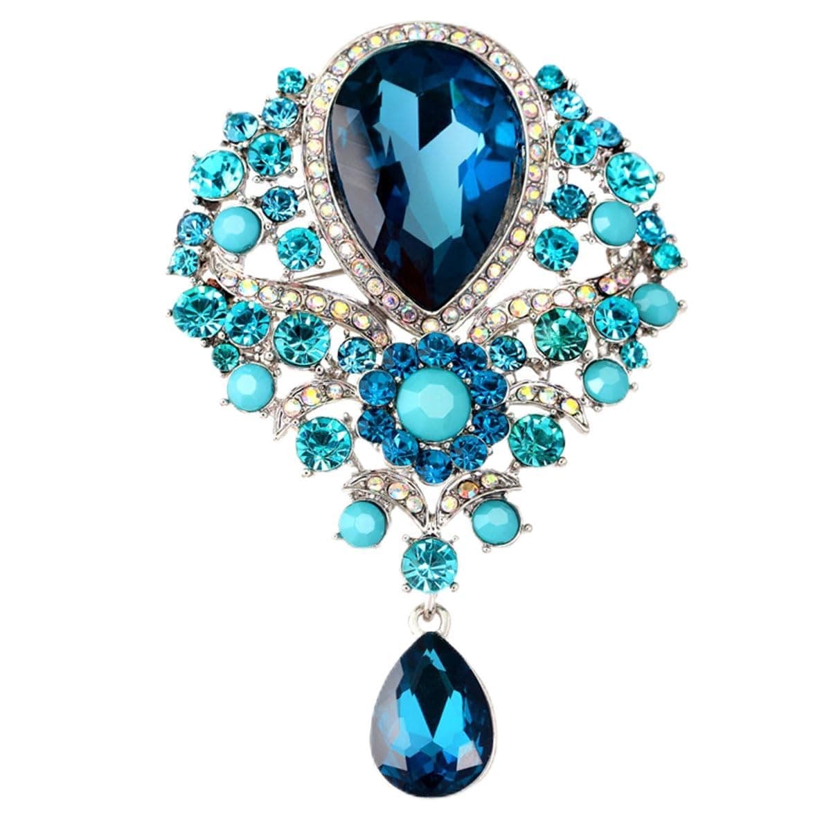FAIRYGATE Brooches Enamel Brooch for Men Women Retro Rhinestone Lapel Pin Clothing Hat Decoration，B38 — view 27