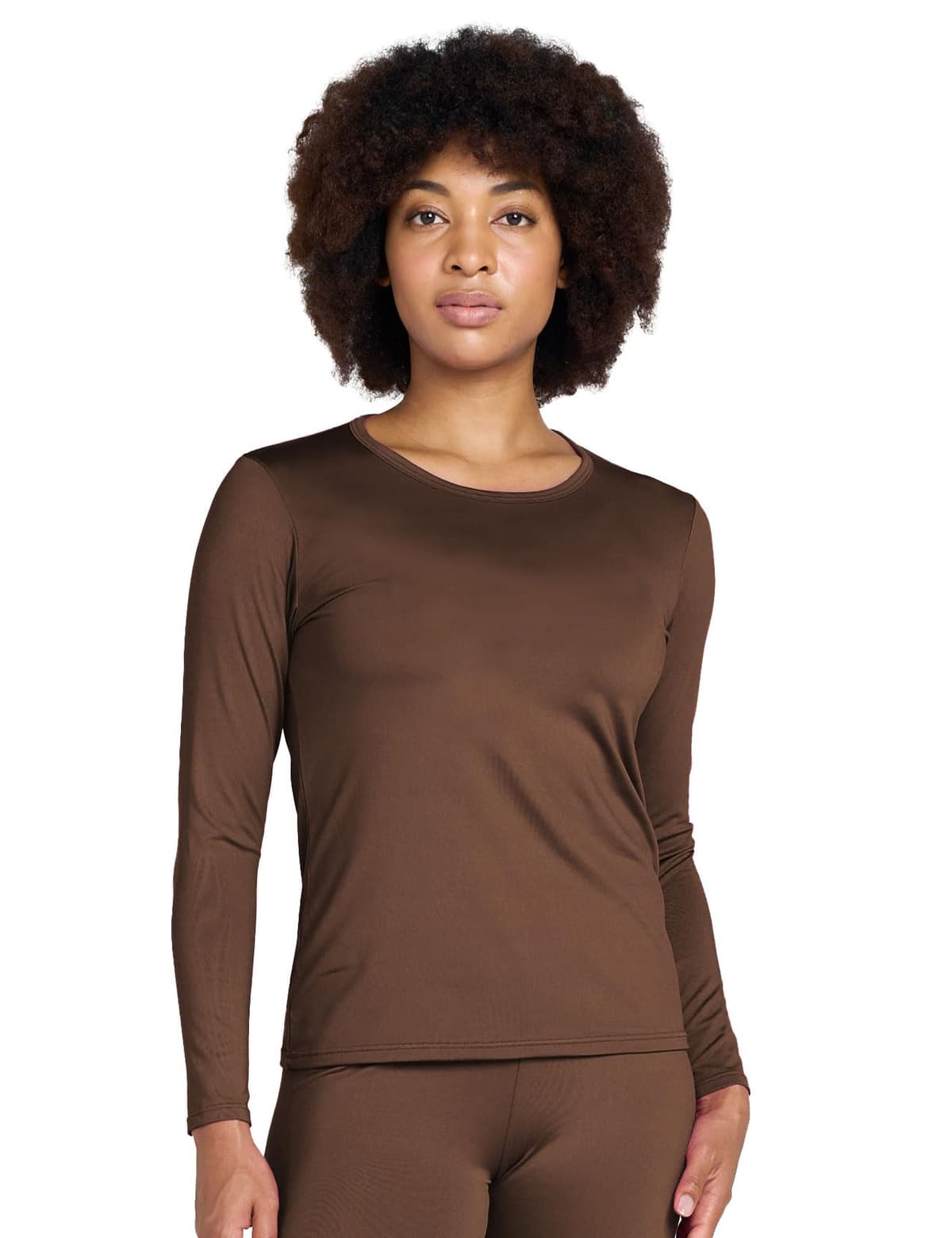 LAPASA Camiseta Termica Manga Larga Mujer (Pack de 1 & 2) Extra Cálido Camisa Interior Thermal Top Baselayer Frío Extremo Elastico Montaña Esqui Deporte Invierno L15/L39/L42 — view 18