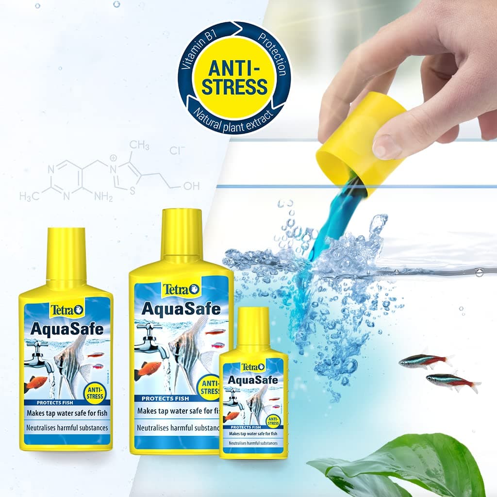Tetra AquaSafe to Turn Tap Water into Safe and Healthy Water for Fish and Plants, 500 ml — view 7