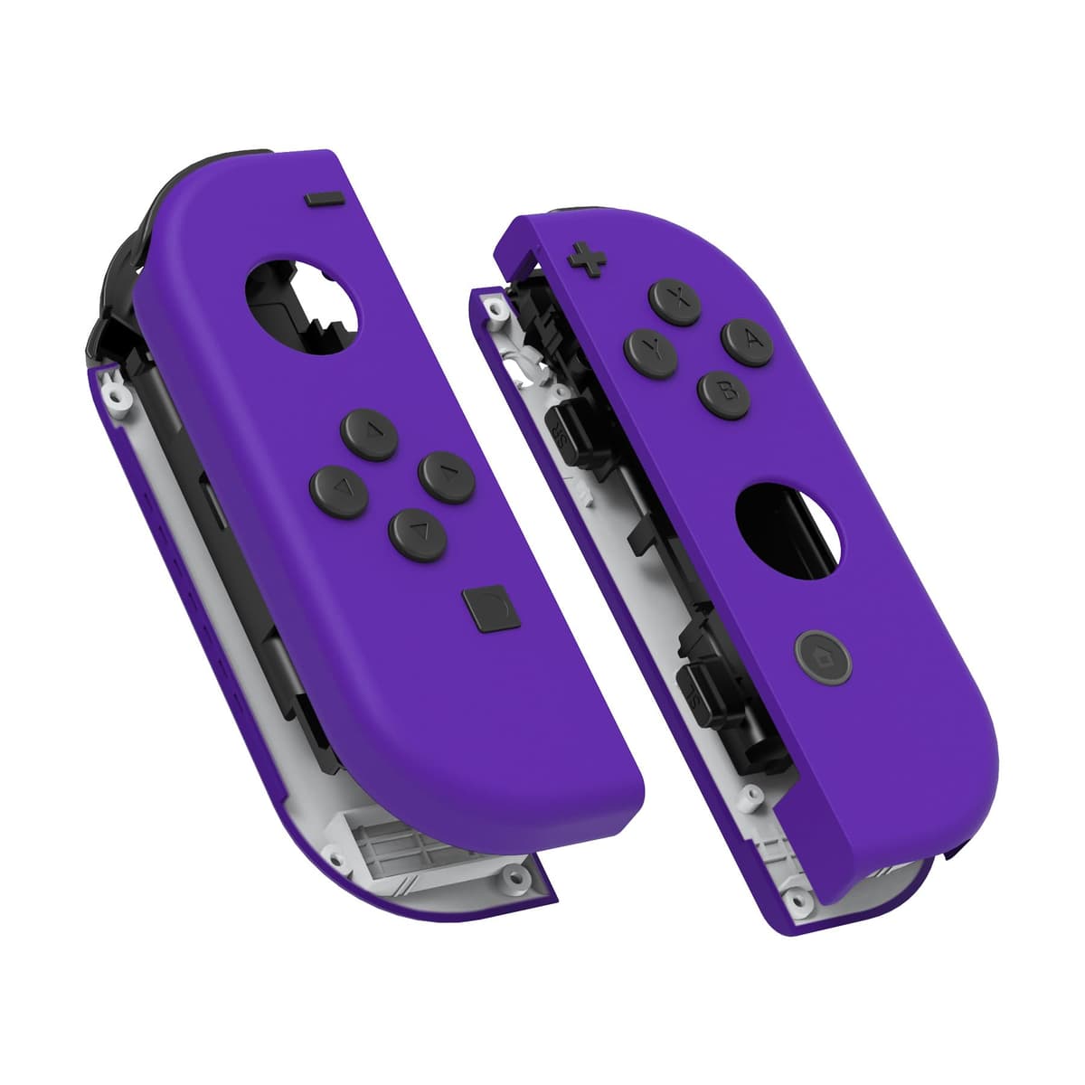 eXtremeRate Carcasa Joycon para Nintendo Switch & OLED Funda de Agarre Reemplazo Shell con Botones para Nintendo Switch Joycons OLED No Incluye Carcasa de Consola(Rojo Esmerilado) — view 18