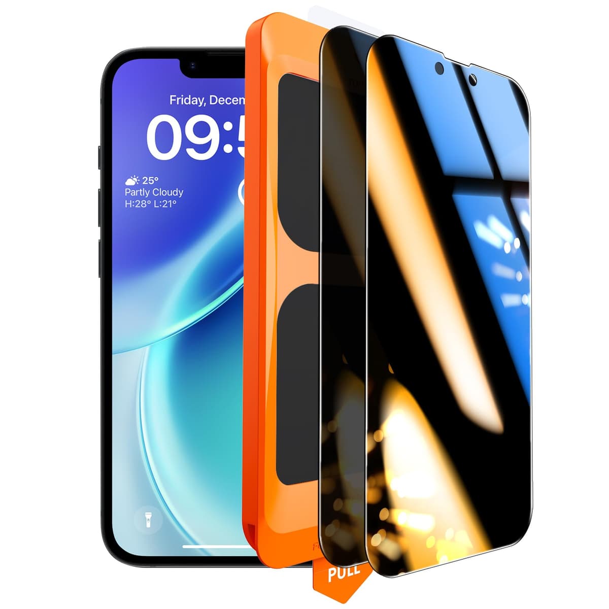 TOCOL Protector Pantalla para iPhone 17 Pro Max, Alineación Automática para Una Instalación Rápida, Cristal Templado de Dureza 9H Inastillable, HD Transparente, 2 Piezas — view 51
