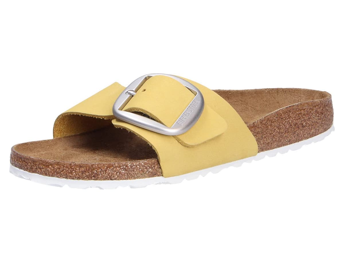 Birkenstock Rio Sandals Girls White/Patent Sandals Shoes — view 100
