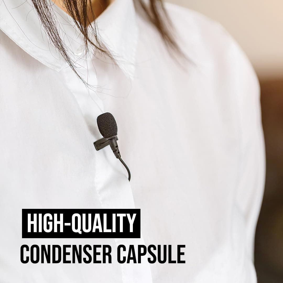 RØDE Lavalier GO Professional Lavalier/Lapel Microphone for Broadcast, Filmmaking, Content Creation, Location and Studio Voice Recording – Black — view 5
