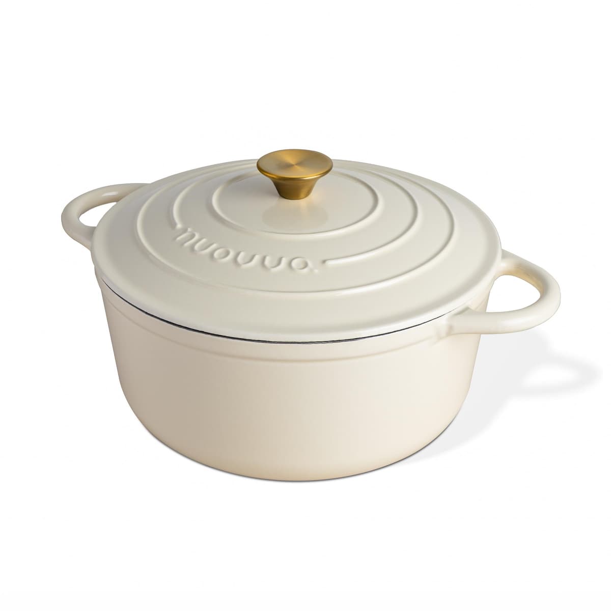 Nuovva Enamelled Cast Iron Dutch Oven Pot with Lid – 5 Quart Casserole Dish – Ceramic Dutch Oven for Bread Baking, Roasting, Braising & Stews – Oven Safe up to 500°F – 24cm Orange — view 20