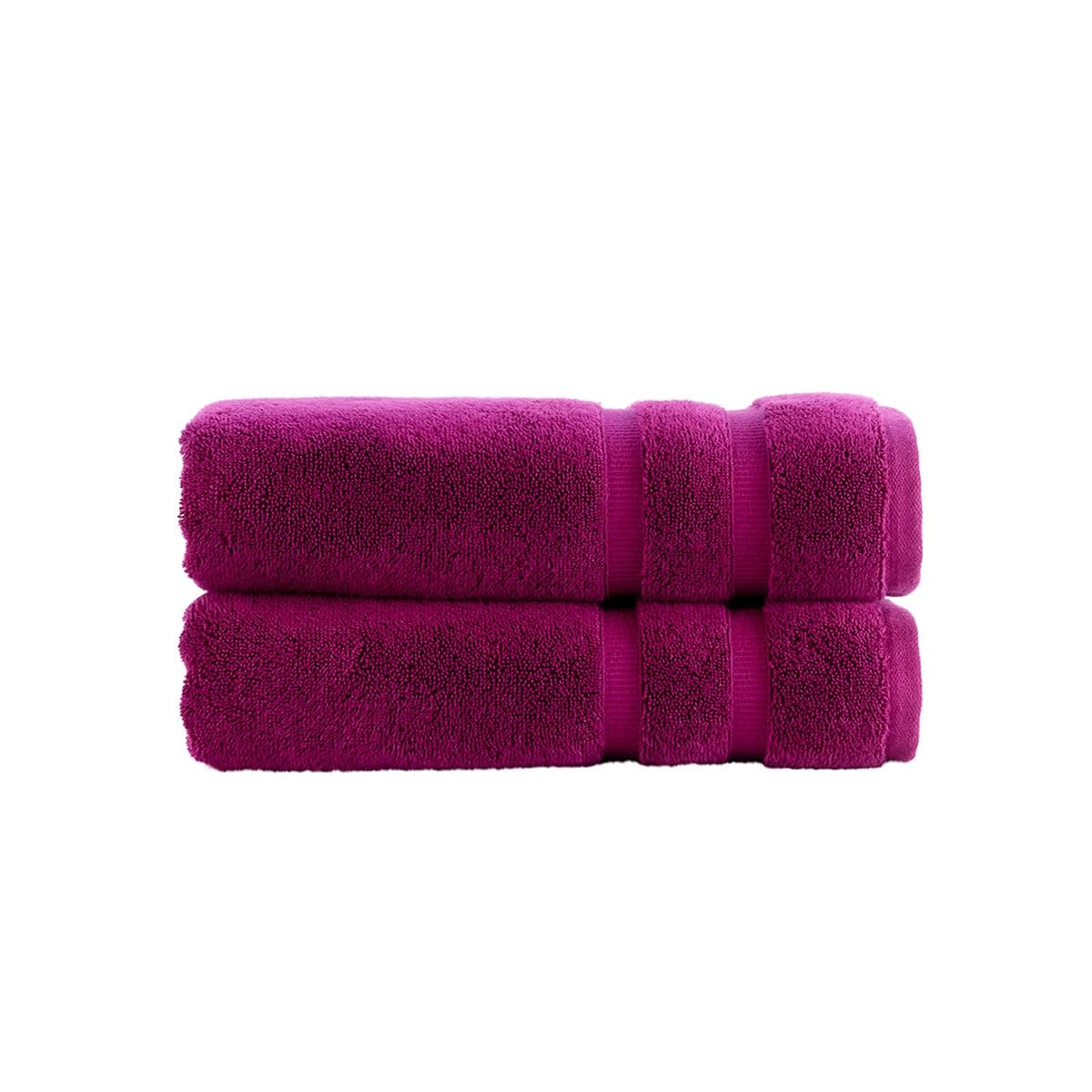 Christy Chroma Bath Towels | Set of 2 | Highly Absorbent Heavyweight 675GSM | Bold and Bright | Soft Velvety Smooth Bathroom Shower Towels | 100% Cotton | Sustainably Made | Ash Grey — view 148