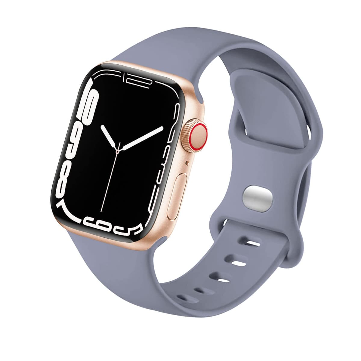 Sport Strap Compatible with Apple Watch Straps 46mm 40mm 38mm 41mm 42mm 44mm 45mm, Silicone Strap Replacement for iWatch Bands Series 11 10 9 8 7 6 5 4 SE 3 2 1 Women Men — view 19