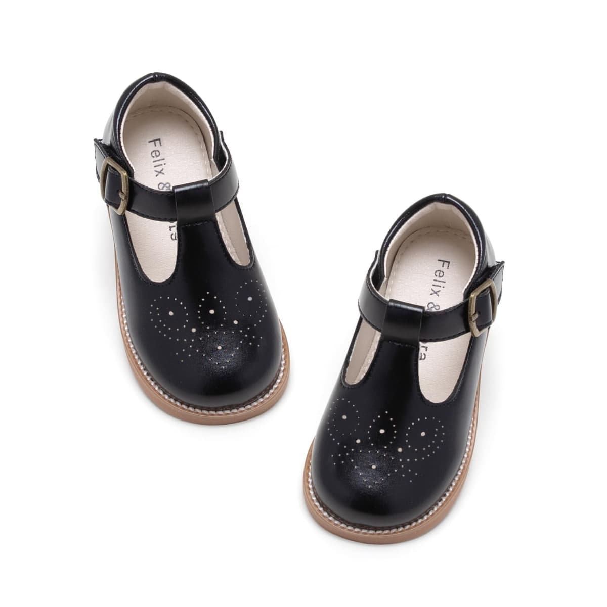 Felix & Flora Toddler Little Girl Mary Jane Dress Shoes - Ballet Flats for Girl Party School Shoes — view 14