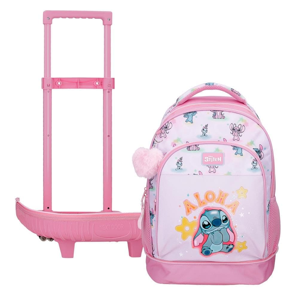Joumma Disney Stitch You & Me Mochila Compact 2 Ruedas Malva 32x45x21 cm Poliéster — view 5