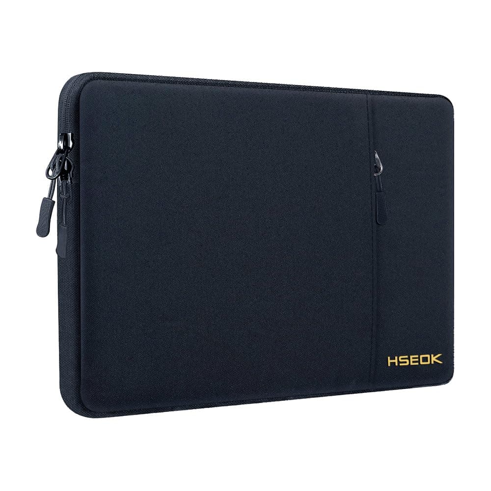 HSEOK 15,6" Funda para Computadora Portátil, Funda Impermeable a Prueba de Golpes con Bolsillo Lateral, Compatible con MacBook Pro 16"/15" y la Mayoría de Las PC de 15" 15,6" 16",B02K01