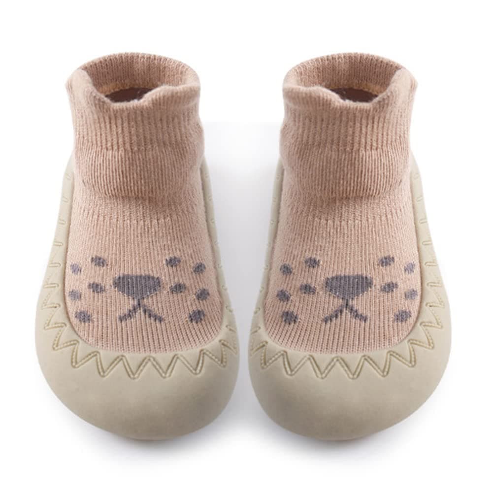 Toddler Sock Shoes Cute Baby First Walking Shoes Soft Sole with Grips for Boys Girls — view 11