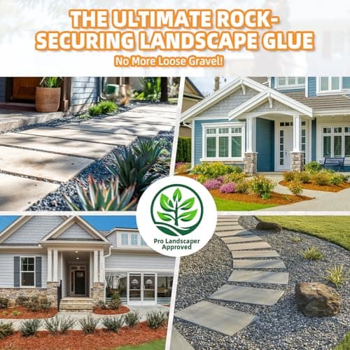 Shabebe Rock Glue for Landscaping with Sprayer 27oz, Ready-to-Use Mulch & Gravel Binder, Fast-Dry No Dilution, Weather-Resistant Spray Rock Glue for Garden Beds, Pea Gravel & Small Stone — view 5