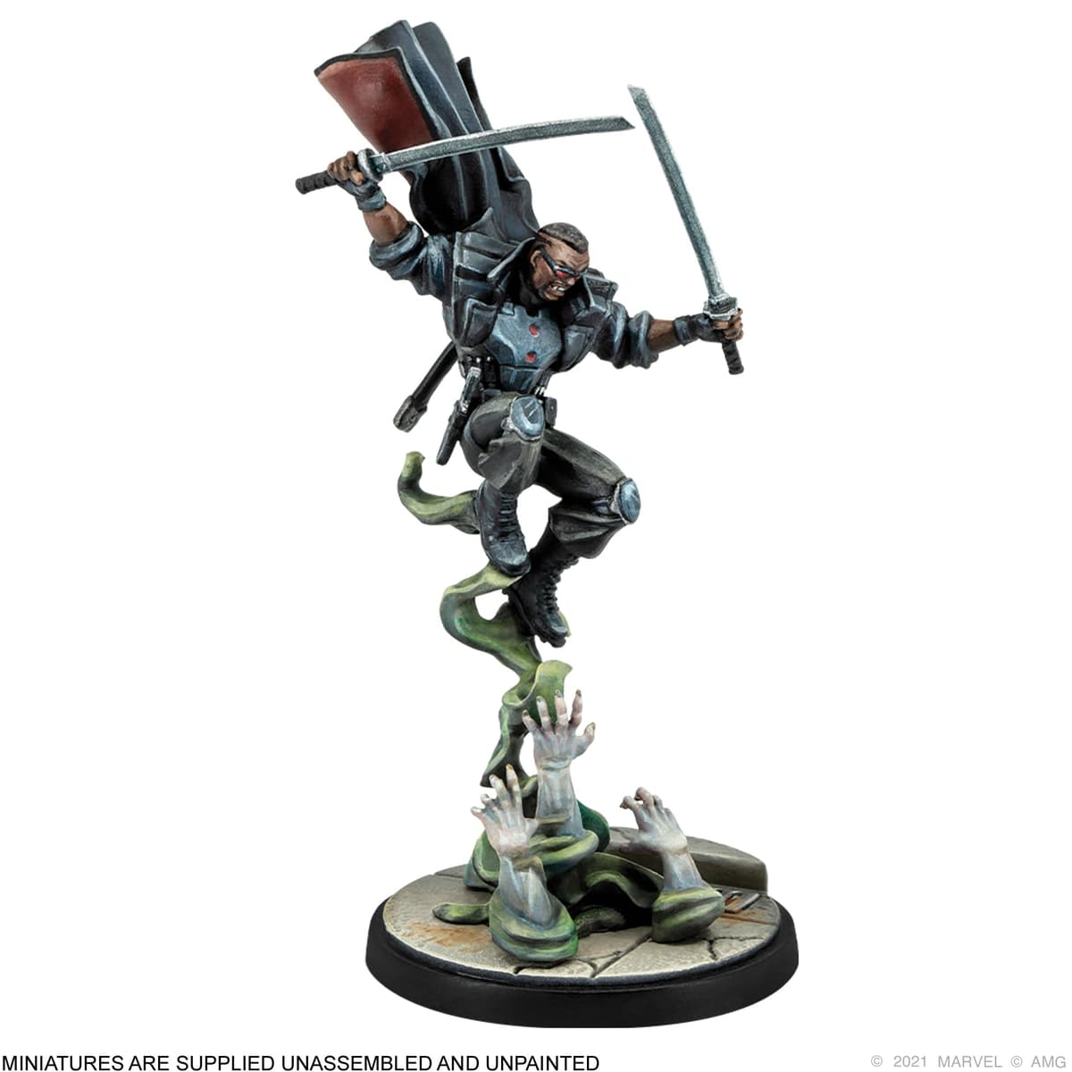 Atomic Mass Games , Blade and Moon Knight: Marvel Crisis Protocol , Miniatures Game , Ages 14+ , 2 Players , 45 Minutes Playing Time, Multicolor, FFGCP48 — view 3