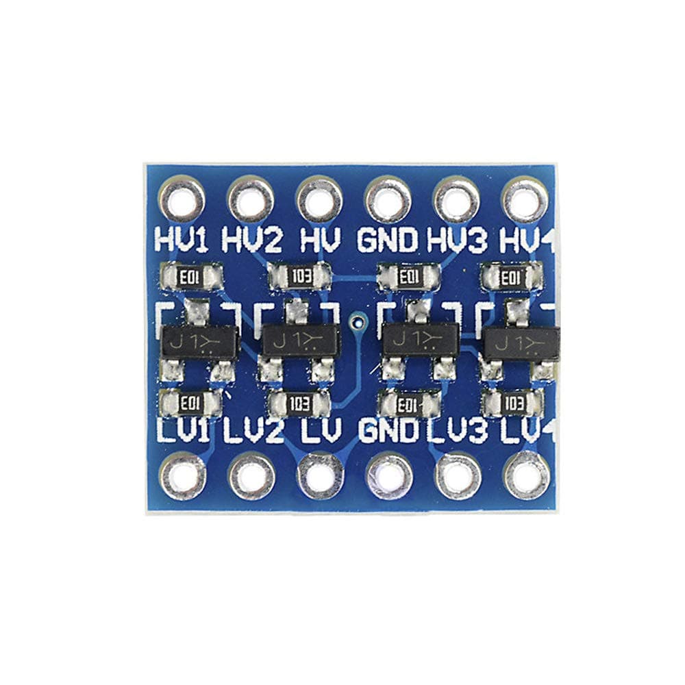 10 Pcs 3.3V to 5V 4 Channels IIC I2C Logic Level Converter Bi-Directional Shifter Module for Arduino/Raspberry Pi with Dupont Cable — view 3