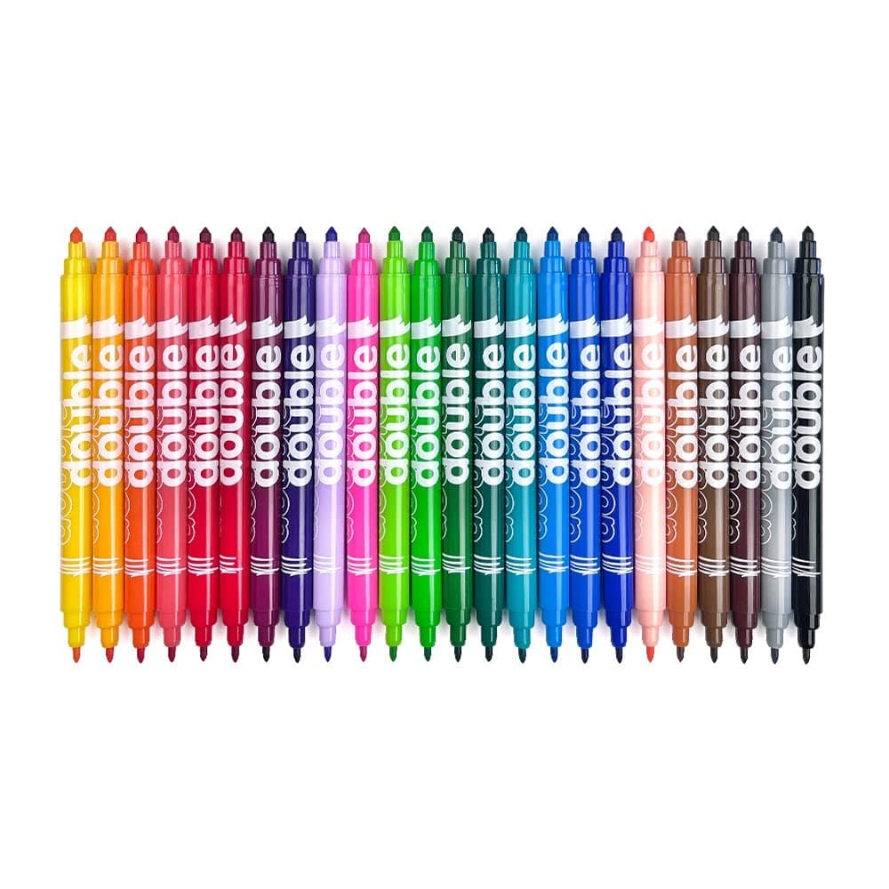 Rotulador alpino double double punta gruesa y punta fina caja de 20+4 colores surtidos — view 2