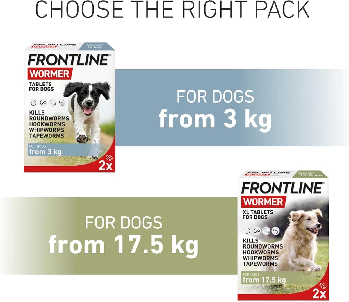 FRONTLINE WORMER - Worming Tablets for Dogs - 2 Tablets — view 3