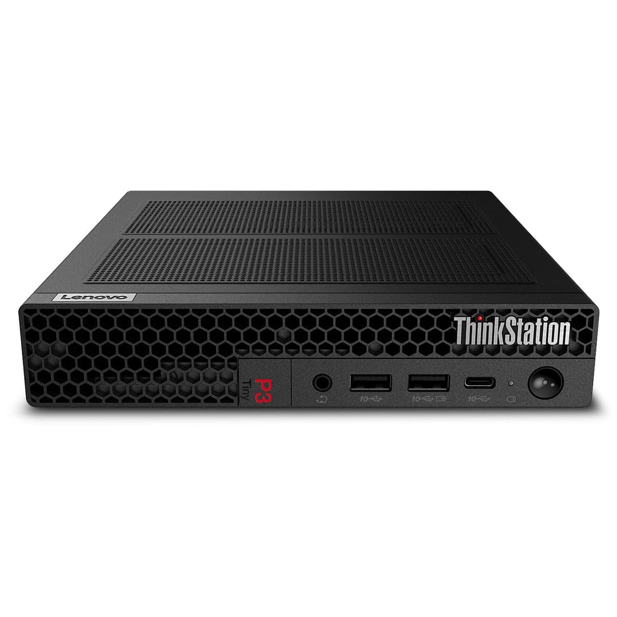 Lenovo ThinkStation P3 Tiny Desktop Computer, 20-core Intel Core i7-14700 vPro, 32GB DDR5, 1TB SSD, Display Port + HDMI, WiFi 6, RJ-45, USB-C, Wired Keyboard & Mouse, Windows 11 Pro — view 3