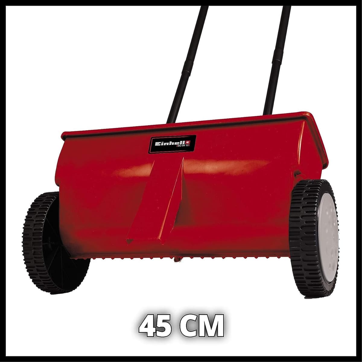 Einhell Lawn and Garden Spreader, 12L, 45cm Scatter Width, Impact-Resistant Plastic Housing, Adjustable Distribution Rate, Lawn Spreader For Grass Seed, Feed and Fertiliser GC-SR 12 — view 4