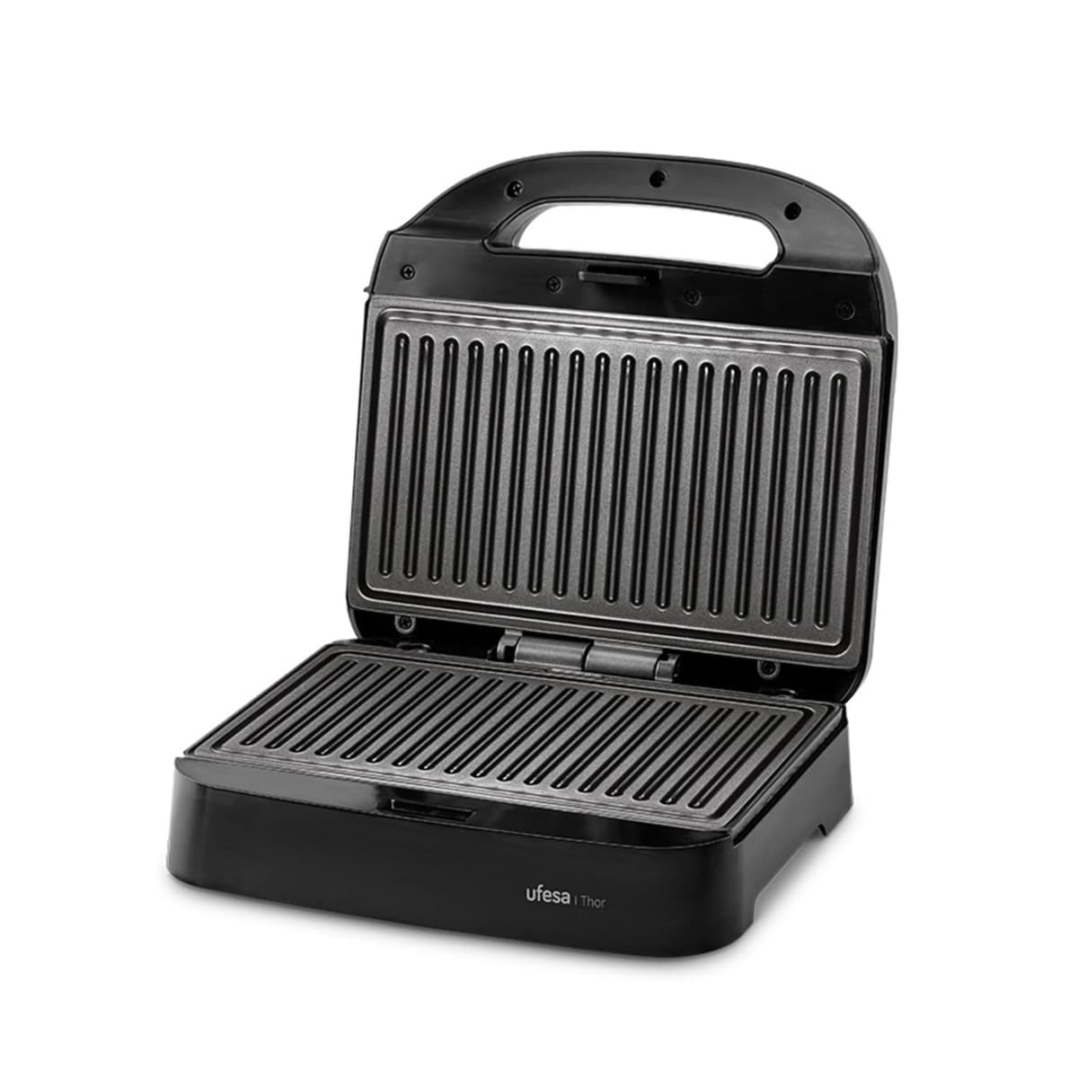 Ufesa Sandwichera Sinai 750W, 2 Sándwiches, Placas Triangulares Antiadherentes, Temperatura Automática, Compacta con Almacenamiento Vertical, Libre de PFOA, Cocina Saludable, Sistema Recogecables — view 3