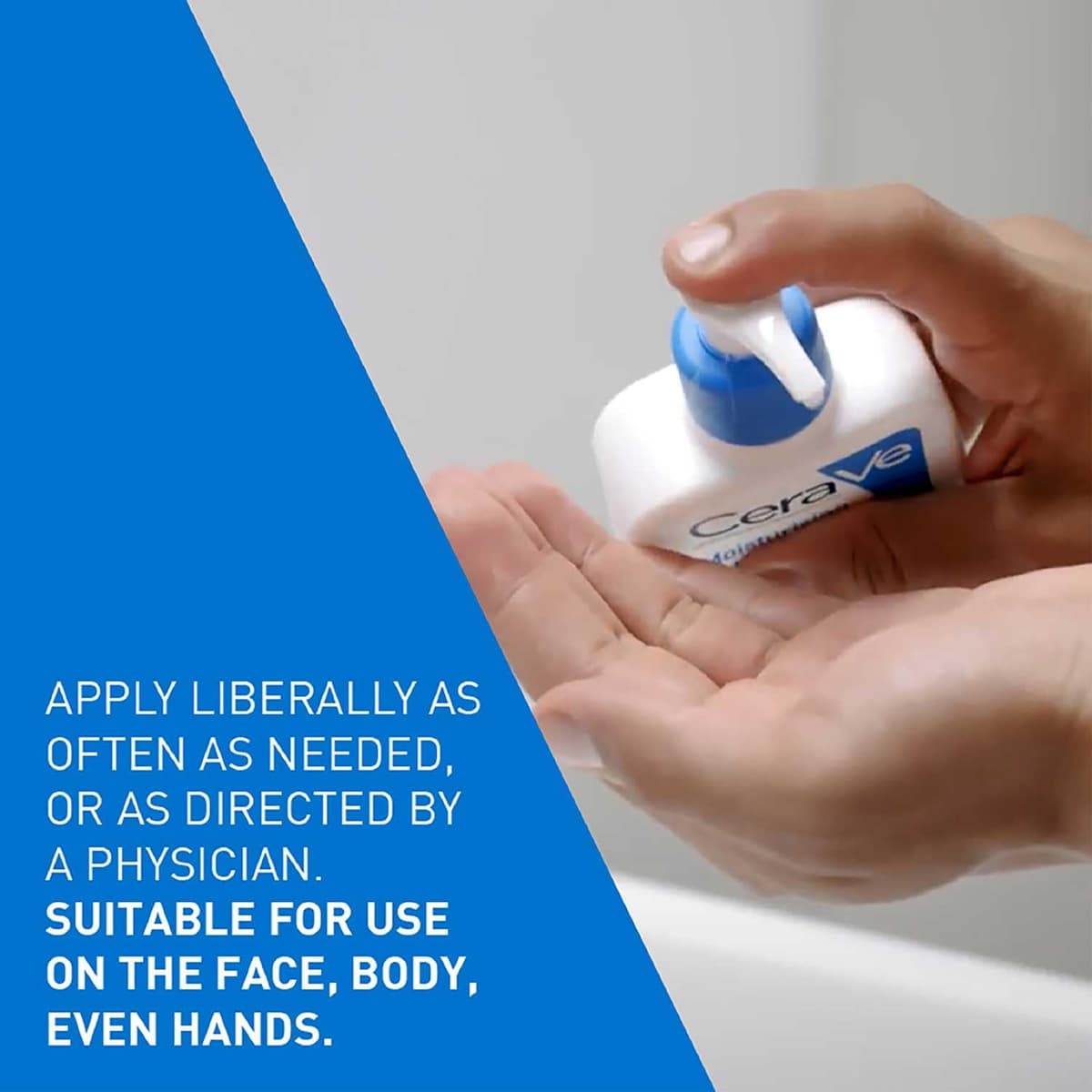 CeraVe Moisturising Lotion, for normal to very dry skin, Enriched with 3 Essential Ceramides, Hyaluronic Acid and MVe technol — view 7