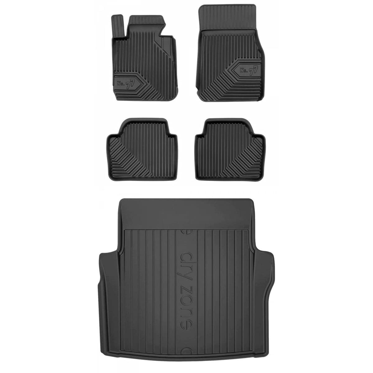 MOTOS Rubber Mats for BMW 3 Series E90 2004-2012 Improve the Comfort of Your Travels with the Non-Slip Carpet Car No.77- Multi-Season Car Mats — view 160