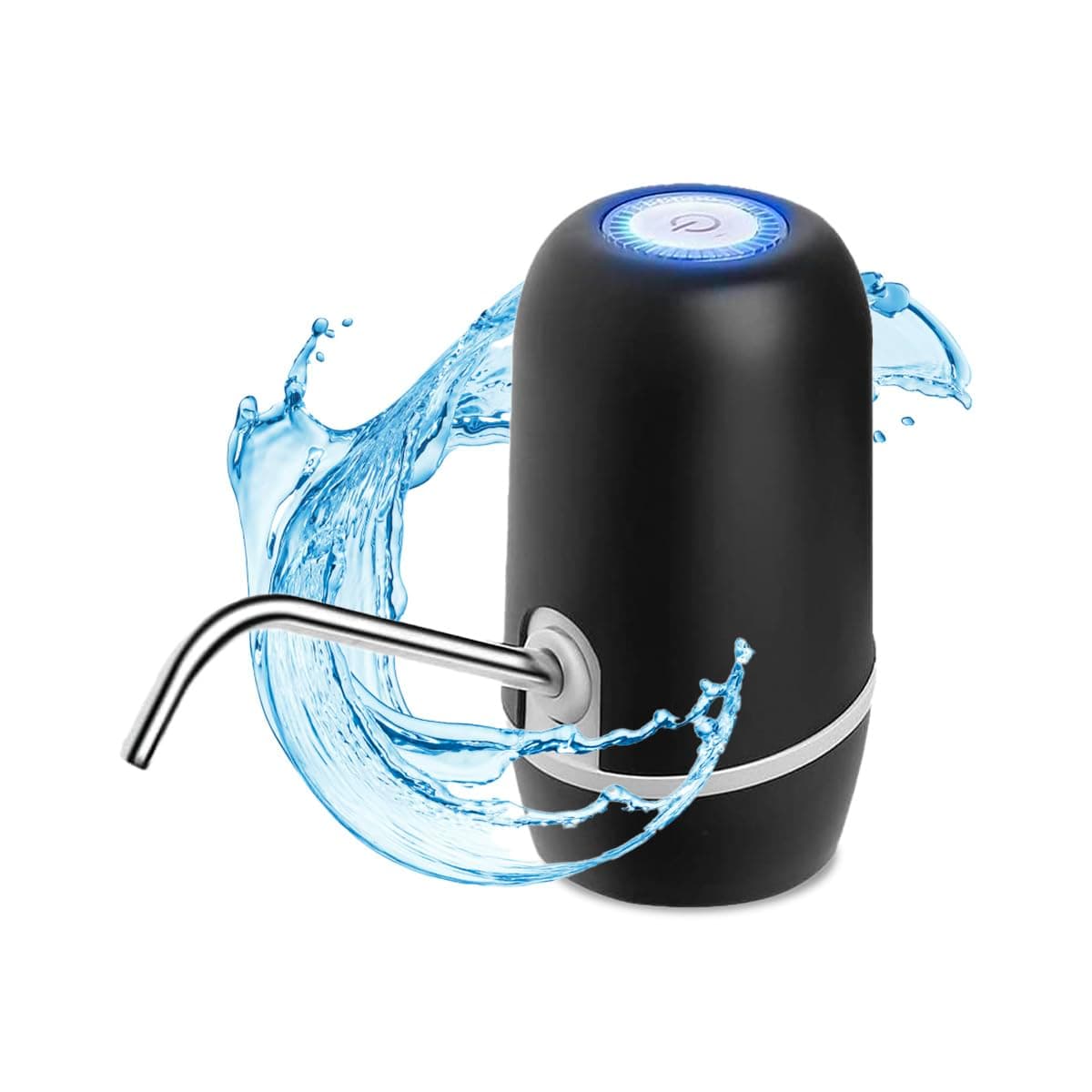 NK Dispensador de Agua Fría Automático, Carga USB, Dosificador de Acero, sin BPA, 1200mAh, Transportable, para Garrafas y Botellas 1.5L, 5.7L, 10L, 11.3L, 15L, 18.9L - Color Blanco — view 8